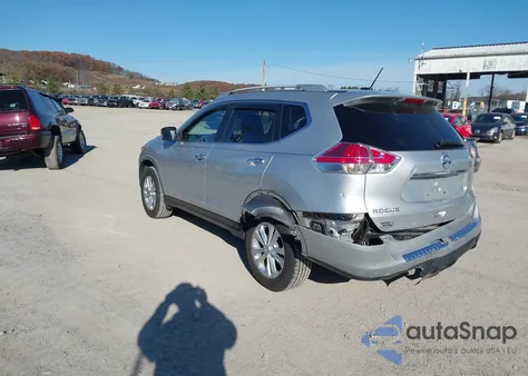 2016 Nissan Rogue Sv из США, поврежденный, VIN JN8AT2MV1GW135836